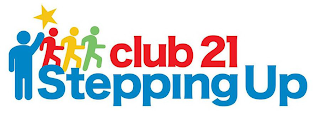 CLUB 21 STEPPING UP logo