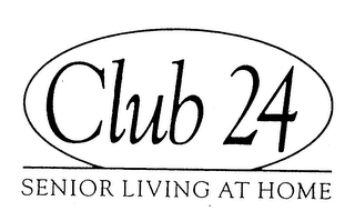 CLUB 24 SENIOR LIVING AT HOME logo