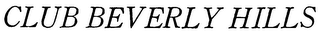 CLUB BEVERLY HILLS logo