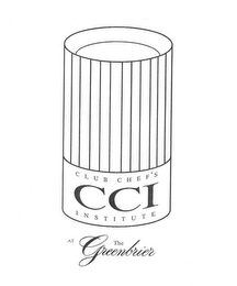 CLUB CHEF'S CCI INSTITUTE AT THE GREENBRIER logo