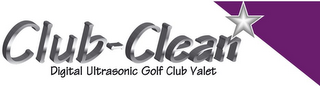 CLUB-CLEAN DIGITAL ULTRASONIC GOLF CLUB VALET logo
