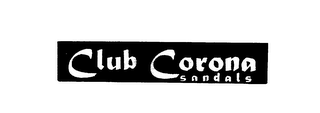 CLUB CORONA SANDALS logo