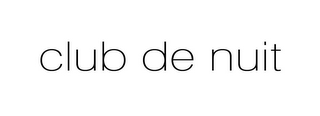 CLUB DE NUIT logo