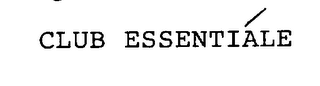 CLUB ESSENTIALE logo