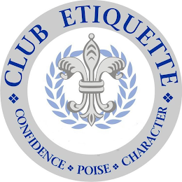 CLUB ETIQUETTE CONFIDENCE POISE CHARACTER logo
