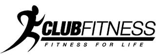 CLUB FITNESS FITNESS FOR LIFE logo