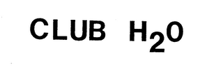 CLUB H2O logo