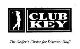 CLUB KEY THE GOLFER'S CHOICE FOR DISCOUNT GOLF! logo