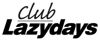 CLUB LAZYDAYS logo