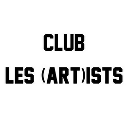 CLUB LES (ART)ISTS logo