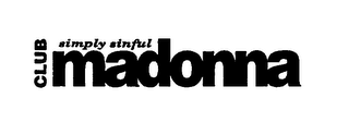 CLUB MADONNA SIMPLY SINFUL logo