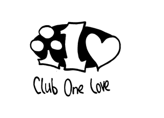 CLUB ONE LOVE logo