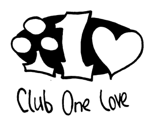 CLUB ONE LOVE logo