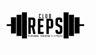 CLUB REPS - PERSONAL TRAINING & FITNESS logo