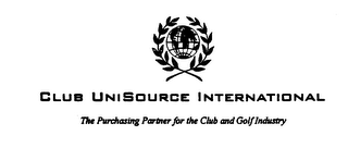 CLUB UNISOURCE INTERNATIONAL THE PURCHASING PARTNER FOR THE CLUB AND GOLF INDUSTRY logo
