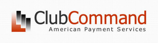 CLUBCOMMAND AMERICAN PAYMENT SERVICES logo