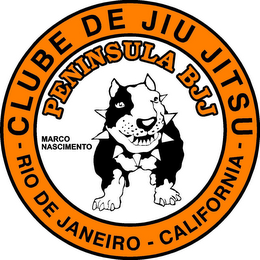 CLUBE DE JIU JITSU RIO DE JANEIRO - CALIFORNIA PENINSULA BJJ MARCO NASCHIMENTO logo