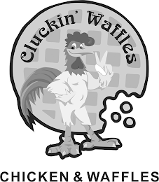 CLUCKIN' WAFFLES CHICKEN & WAFFLES logo