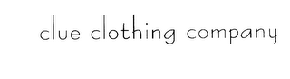 CLUE CLOTHING COMPANY logo
