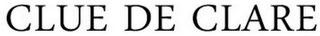 CLUE DE CLARE logo