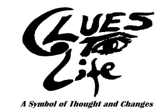 CLUES TO LIFE A SYMBOL OF THOUGHT AND CHANGES logo