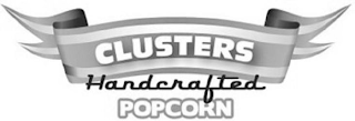 CLUSTERS HANDCRAFTED POPCORN logo