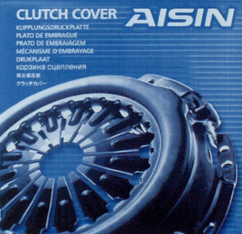 CLUTCH COVER AISIN KUPPLUNGSDRUCKPLATTE, PLATO DE EMBRAGUE, PRATO DE EMBRAIAGEM, MECANISME D'EMBRAYAGE DRUKPLAAT logo