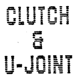 CLUTCH & U-JOINT logo