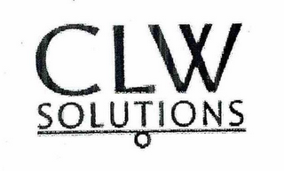 CLW SOLUTIONS logo
