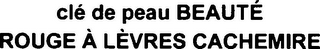 CLÉ DE PEAU BEAUTÉ ROUGE À LÈVRES CACHEMIRE logo