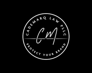 CM CADEMARQ LAW PLLC PROTECT YOUR BRAND logo