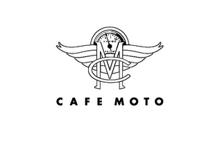 CM CAFE MOTO VAPOR logo