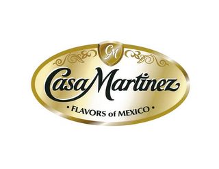 CM CASA MARTINEZ FLAVORS OF MEXICO logo
