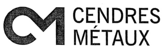 CM CENDRES MÉTAUX logo