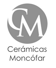 CM CERAMICAS MONCOFAR logo
