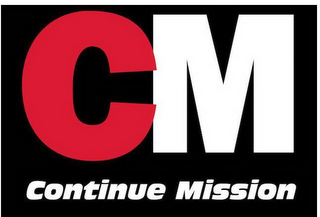 CM CONTINUE MISSION logo