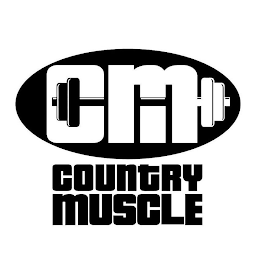 CM COUNTRY MUSCLE logo