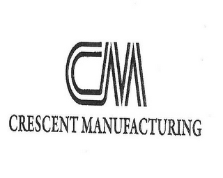 CM CRESCENT MANUFACTURING logo
