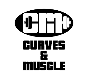 CM CURVES & MUSCLE logo