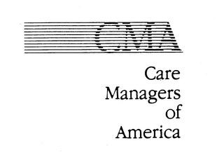 CMA CARE MANAGERS OF AMERICA logo