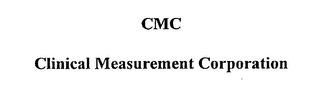 CMC CLINICAL MEASUREMENT CORPORATION logo