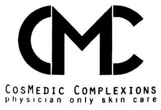 CMC COSMEDIC COMPLEXIONS PHYSICIAN ONLY SKIN CARE logo