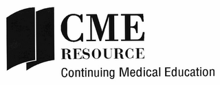CME RESOURCE CONTINUING MEDICAL EDUCATION logo