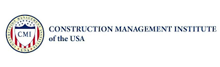 CMI ·CONSTRUCTION MANAGEMENT INSTITUTE· USA CONSTRUCTION MANAGEMENT INSTITUTE OF THE USA logo