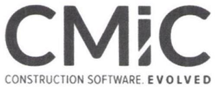 CMIC CONSTRUCTION SOFTWARE. EVOLVED logo