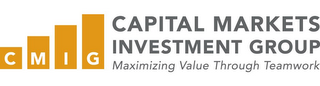 CMIG CAPITAL MARKETS INVESTMENT GROUP MAXIMIZING VALUE THROUGH TEAMWORK logo