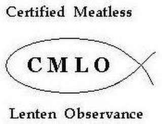 CMLO CERTIFIED MEATLESS LENTEN OBSERVANCE logo