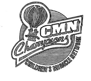 CMN CHAMPIONS CHILDREN'S MIRACLE NETWORK logo
