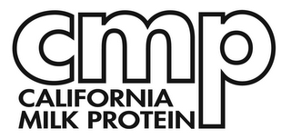 CMP CALIFORNIA MILK PROTEIN logo