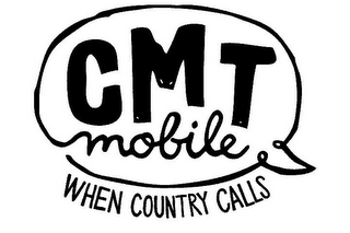 CMT MOBILE WHEN COUNTRY CALLS logo